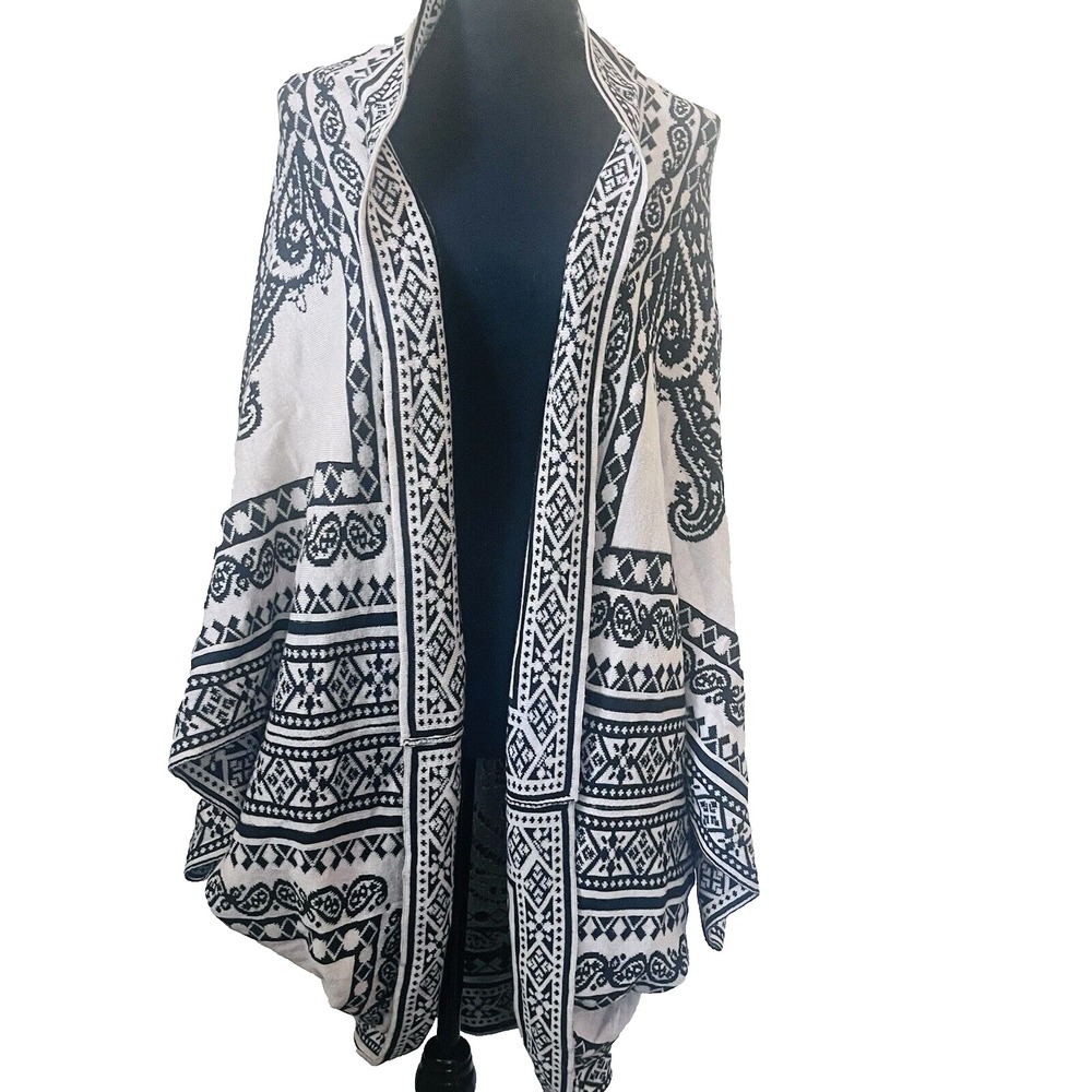 Yahata‎ Oversized Cocoon Knit Cardigan Women's One Size Shawl Collar Cozy Layer